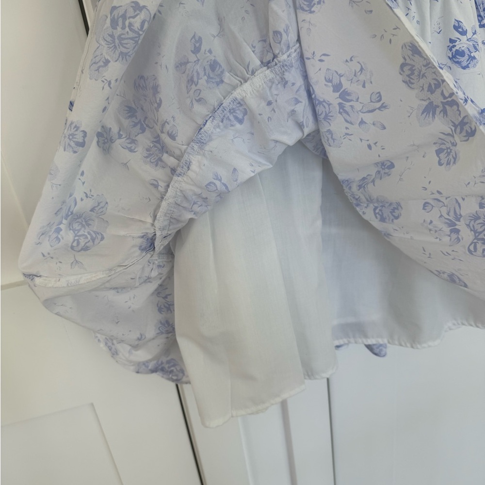 Hyacinth House Mini Dress with Puff Sleeves - Picture 9 of 11